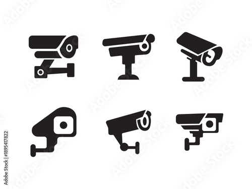 Security camera CCTV icon illustration design,