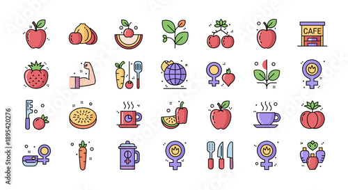 A colorful illustration depicting feminine hygiene products, evoking a sense of care and health, ideal for health awareness campaigns.