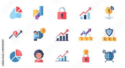 A vibrant pie chart conveys data insights with clarity, perfect for business presentations or reports.