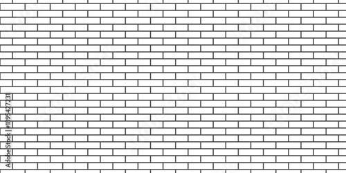white brick wall texture and solid bricks seamless pattern background.