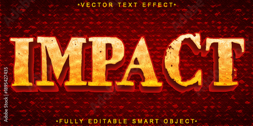  Impact Explosion Force Typography Vector Fully Editable Smart Object Text Effect
