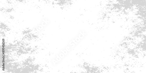 A vintage white abstract grunge background featuring a textured stone wall pattern with a rough grey concrete surface and aged paper material for a dirty old backdrop design