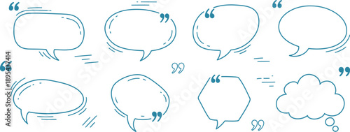 Speech bubbles with transparent background for creative expression and communication