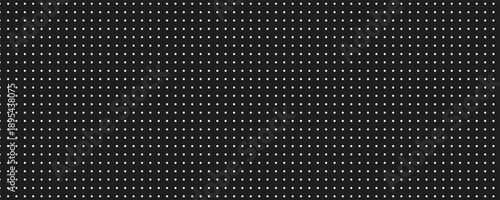 Black and white seamless polka dot pattern vector