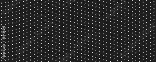 Black and white seamless polka dot pattern vector