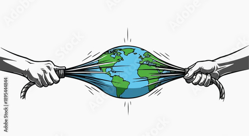 Cracked camouflage shield icon representing broken defense, security vulnerability, and conflict challenges