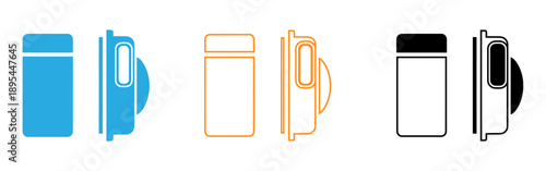 Smartphone and battery icons
