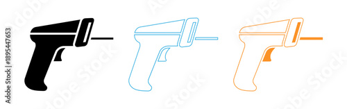 Barcode scanner icon variations