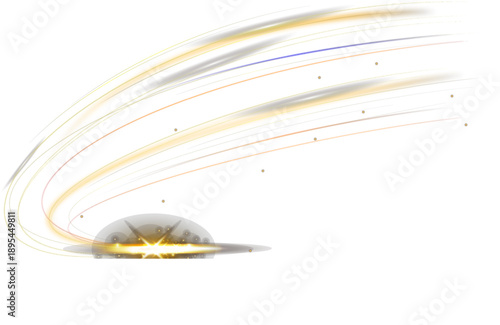 Golden necklaces layered on a bright white background elegant jewelry display