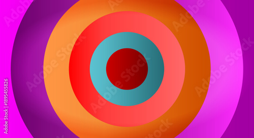 Fondo con circunferencias. Ilustración vectorial a color. Textura para diseño grafico.