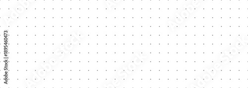 Vector seamless pattern with polka dot. Grid background for bullet journal or planner notebook. Flat illustration.