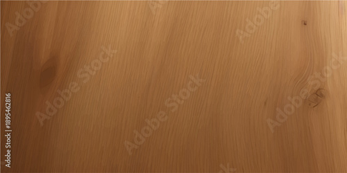 Realistic background of light brown wood grain texture with vertical planks showing natural patterns and rings creating clean warm minimalist surface for interior design or product display