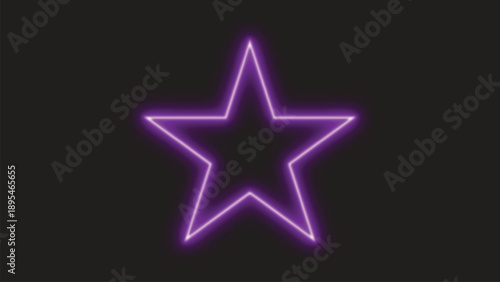 Abstract purple light flare on a dark minimalist background