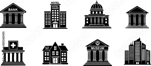 set of london landmarks