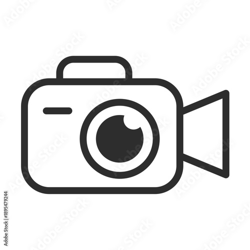 Video Camera Recorder Outline Icon