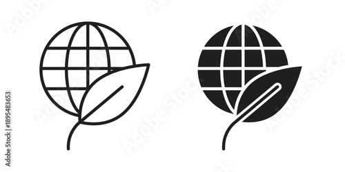 Environment icon for an app or web design interface vector