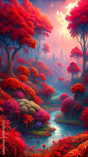 colorful autumn landscape