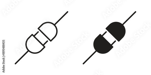 Plugin icon for an app or web design interface vector