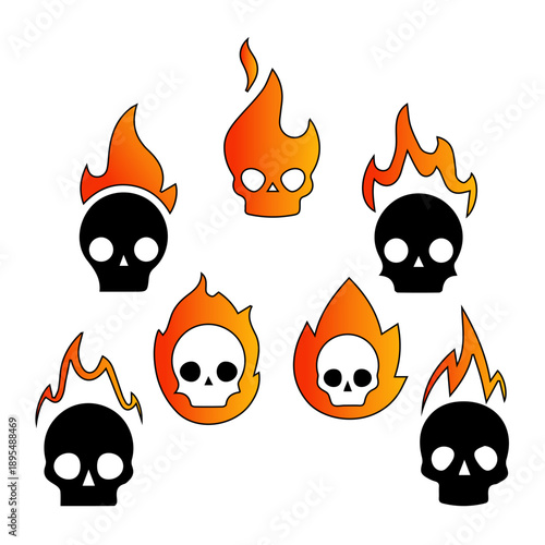 Dynamic flame design expressing energy and fearless style.vector file