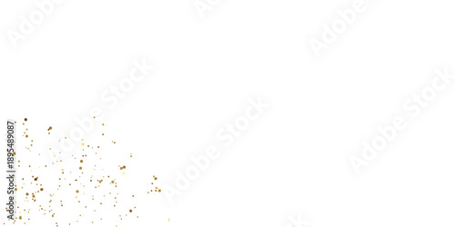 Abstract golden shimmer background with glittering dust