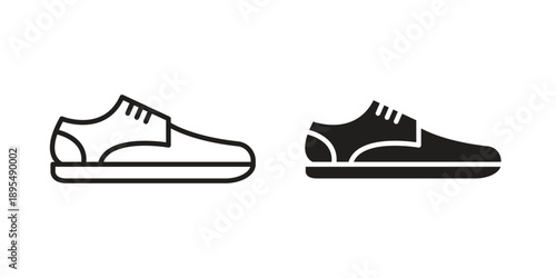 Shoes icon for an app or web design interface vector