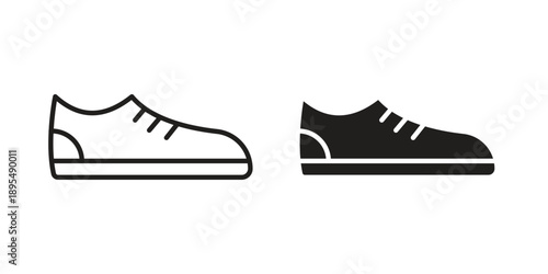 Shoes icon for an app or web design interface vector