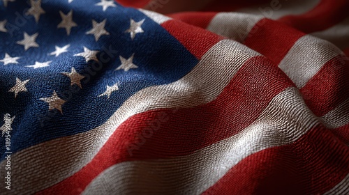 Wallpaper Mural 3D United States flag backdrop with expansive copy space for headlines Torontodigital.ca