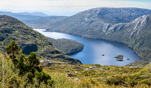 Dove lake in Craddle mountain national park, Tasmania