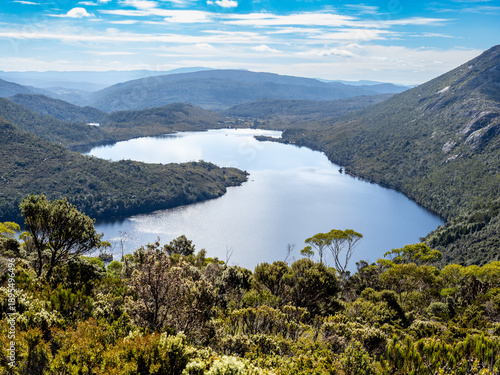 Dove lake in Craddle mountain national park, Tasmania