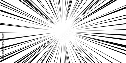 Speed comic cartoon for effect line manga and radial graphic action. Motion blast force for pattern border center and circle book illustration. Speed anime hit for effect hero power and line.