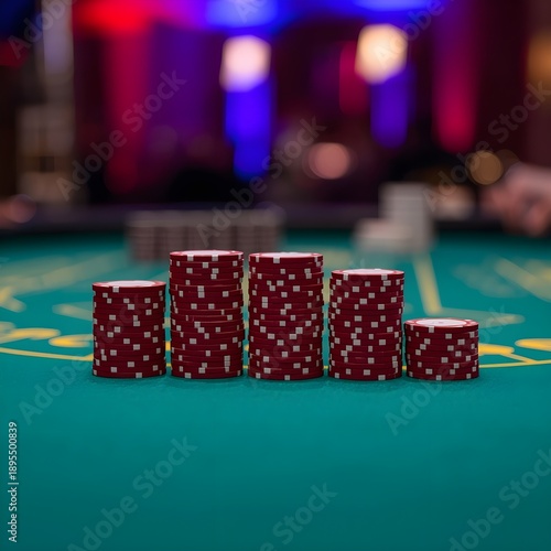 casino chips and cards