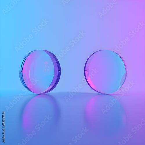 soap bubbles on a white background