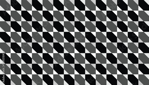 High-performance seamless vector backdrop featuring a monochromatic diagonal tessellation. Ideal pattern for cybersecurity branding, modern tech packaging, and professional web backgrounds
