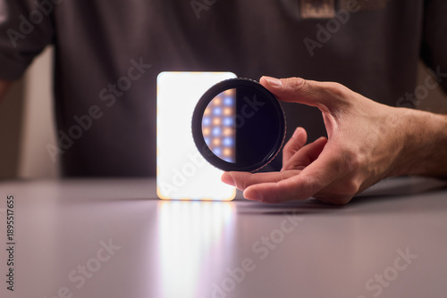 Fotografi Polarizer smartphone display