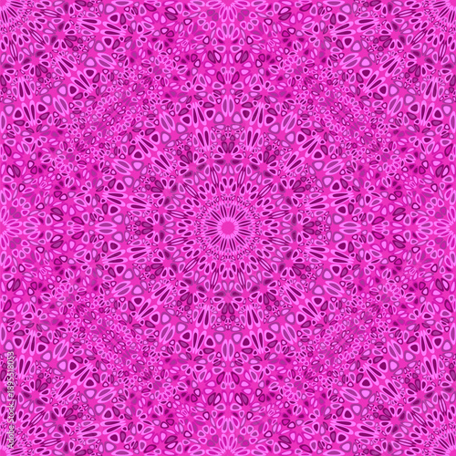 Pink geometric flower mandala pattern background