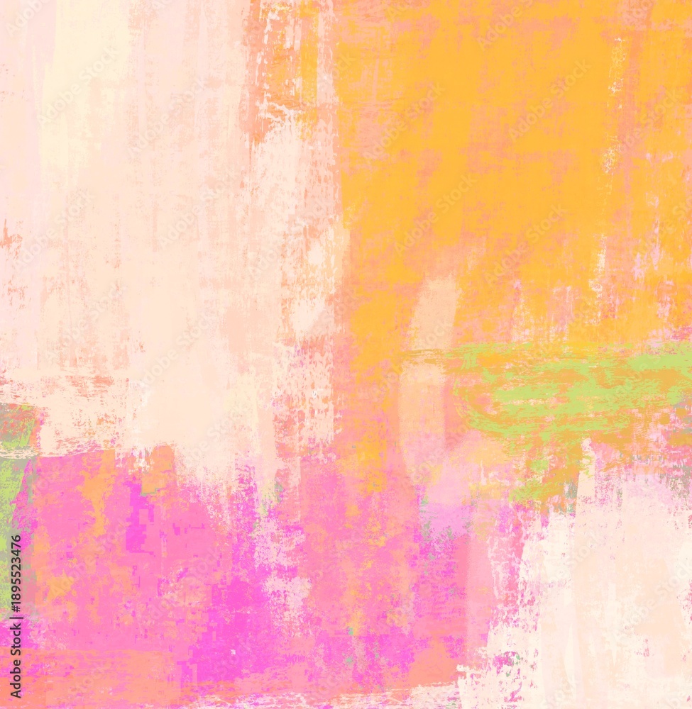 Fototapeta premium Artistic expressionist wall background with vibrant pastel colors. sweet grunge background. Pastel wall art collection.