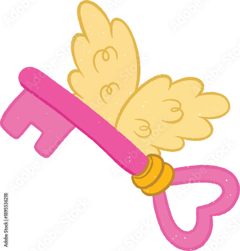 Valentine Cute Key Icon 