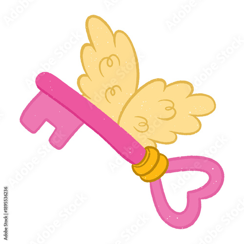 Valentine Cute Key Icon 