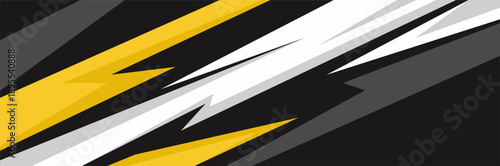 Vector car sticker wrap design. Graphic abstract line racing background kit design for vehicles, race cars, rallies, adventures, and liveries.