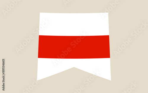 Simple White and Red Ribbon Style Banner Graphic for Sales and Marketing Promotions, Empty Blank Label Vector Template. Free Download Simple White and Red Ribbon Style Banner Graphic for Sales and Marketing Promotions, Empty Blank Label Vector Template. - GFXLoad
