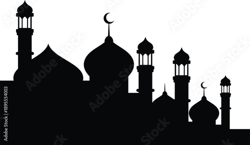 Ramadan Kareem Design Collection – Mosque Night Ramadan Kareem Illustration