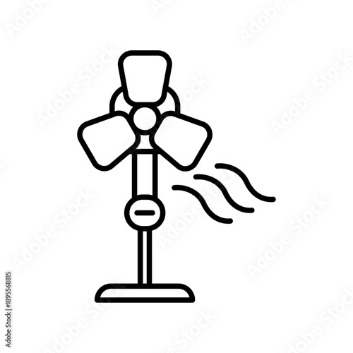 Stand Fan icon design template
