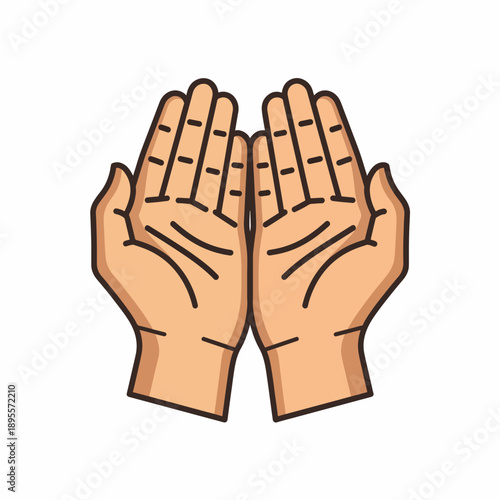 Hands Together in Prayer