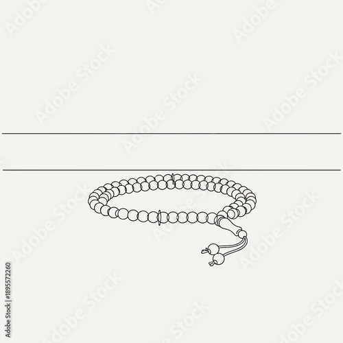 A silver chain bracelet illustration on a plain background viewed from directly above showcasing jewelry and accessories