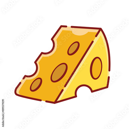 Cheese vector illustration, cheese icon, cheese clip art, clip art cheese, breakfast icon