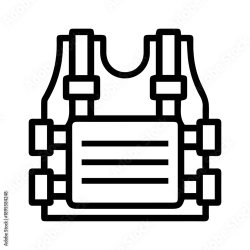 Bulletproof Vest Icon