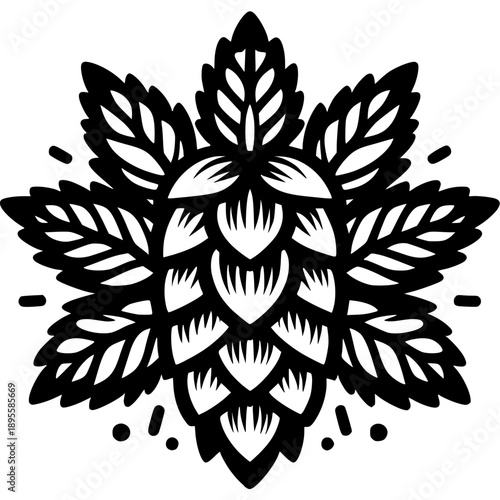 Hops Icon Vector