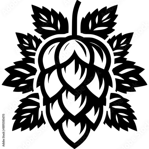 Hops Icon Vector