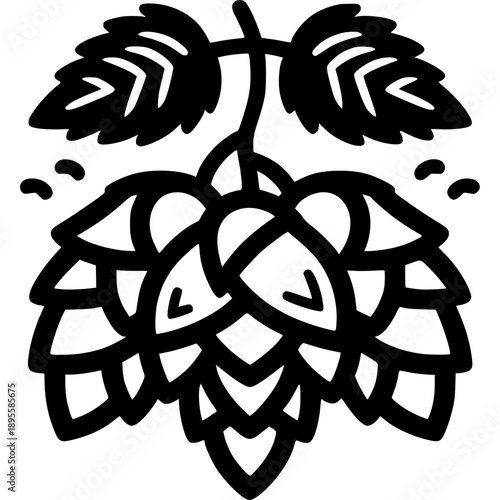 Hops Icon Vector
