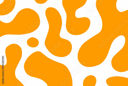Abstract background with orange flames. Lava slime blob. melted cheese slime blob wallpaper seamless